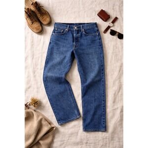 Levis 501 Original Fit Jeans Mens 32x29 Blue Button Fly Denim NWT 2008 WPL423 08